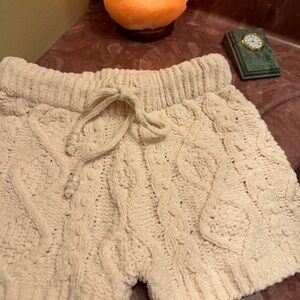 POL Pale French Pink Knit Shorts